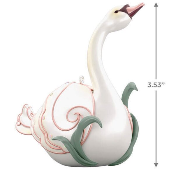 2024 Hallmark White Mute Swan Keepsake Ornament - Picture 3 of 8